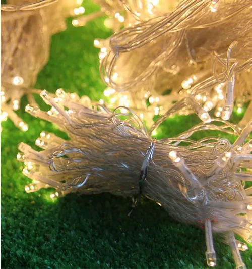 10*3m 1000LEDs lights lane String lamps curtain Christmas home garden festival warm white waterproof lights