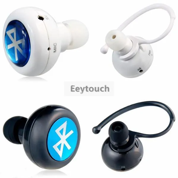 Ultra Micro 3.5mm oreille Plug-in Mini casque Bluetooth 4.0 stéréo écouteurs universel sans fil mains libres casque oreille-crochet écouteur