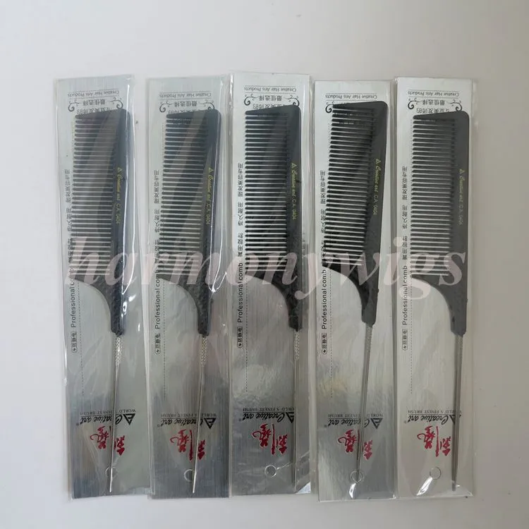 Escova de cabelo pente de cabelo com extensões de cabelo de cauda de metal ferramentas para produtos de cabelo perucas stlye 2