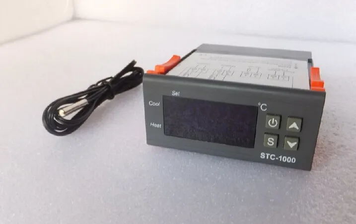 Intelligent digital temperature controller temperature control switch control refrigeration, heating, automatic constant temperature STC-100