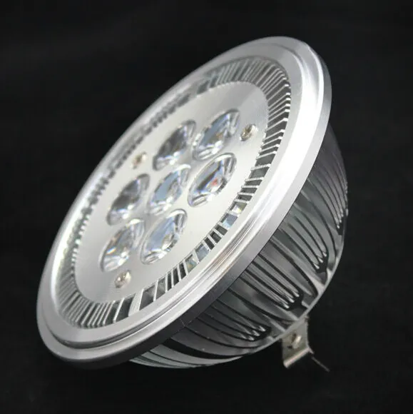 Wysokiej jakości AR111 7W LED Light 85-265V 12V AR111 LAMPA LAMPA LED GU5.3 LED 7W Bezpłatna wysyłka