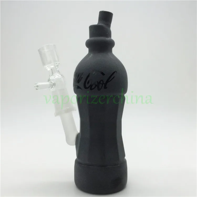 Two Fuctions Cola 15.5cm Height 6.1 Inch Cola Bottles Glass Pipe Water