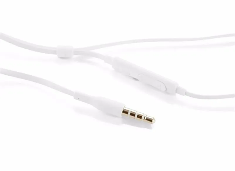 Fone de ouvido de fone de ouvido estéreo de fone de ouvido de 3,5 mm com microfone de volume remoto microfone Fone de ouvido de boa qualidade para Samsung S4 S5 S6