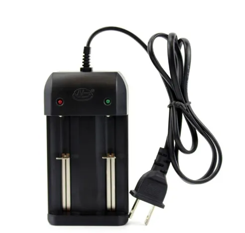 Chargeur rapide de batterie double baie 26650 18650 18500 18490 18350 14500, chargeur 3.7V 4.2V