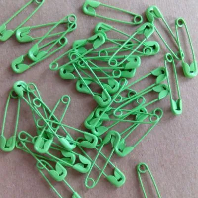 Épingles de sûreté en acier colorées, 1000 pièces, pour bijoux, breloques, étiquettes volantes, artisanat de bricolage, longueur 23mm, 9840185