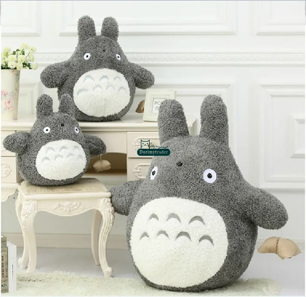 Dorimytrader 100 cm drôle peluche douce peluche grand Anime Totoro jouet joli cadeau d'anniversaire pour les bébés DY606368162903