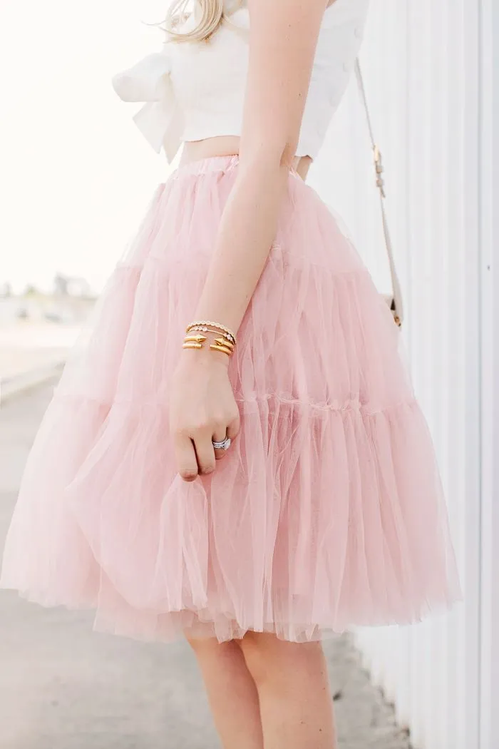 Tutu Skirt Girls Petticoat A Line Mini Short Out Wear Princess Gown Soft Tulle Prom Dresses With Ruffle