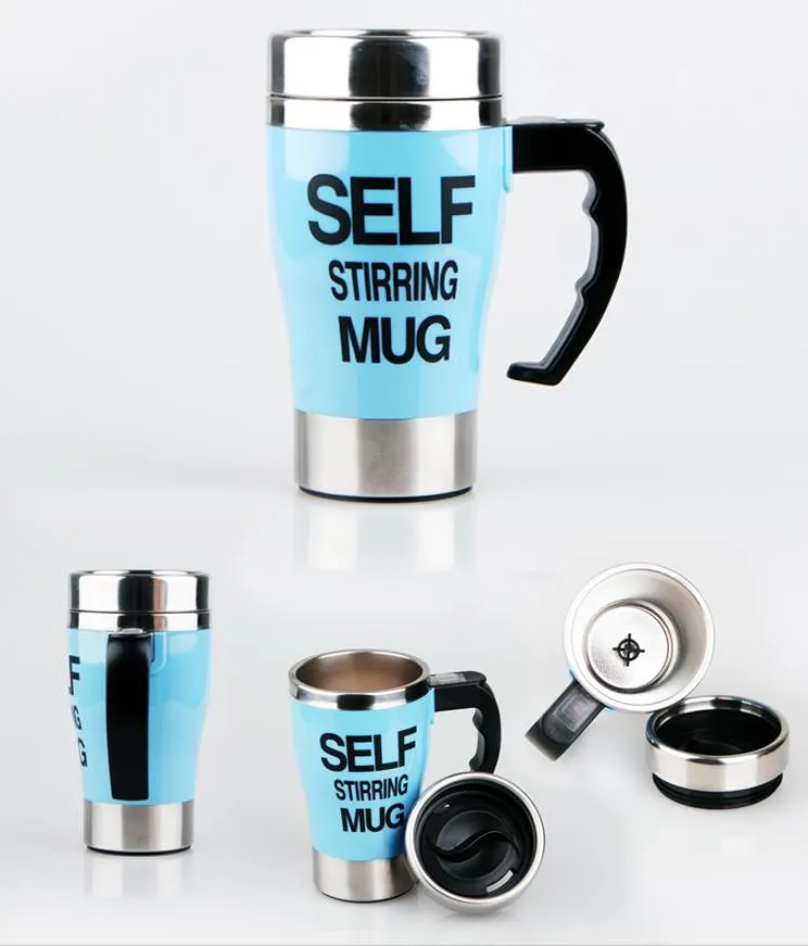 summer winter Self Stirring Coffees Cup Mugs Electric Coffee mixer Automatic Travel Mug Mixing Drinking Thermos Cups