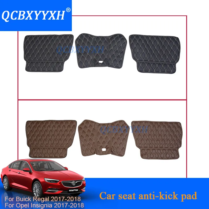 3 SZTUK SEAT Car Seat Powrót Anti-Child-Kick Pad Cover Backseat Dzieci Kick Chroń Błoto Dirt Mat dla Buick Regal Opel Insignia 2017 2018