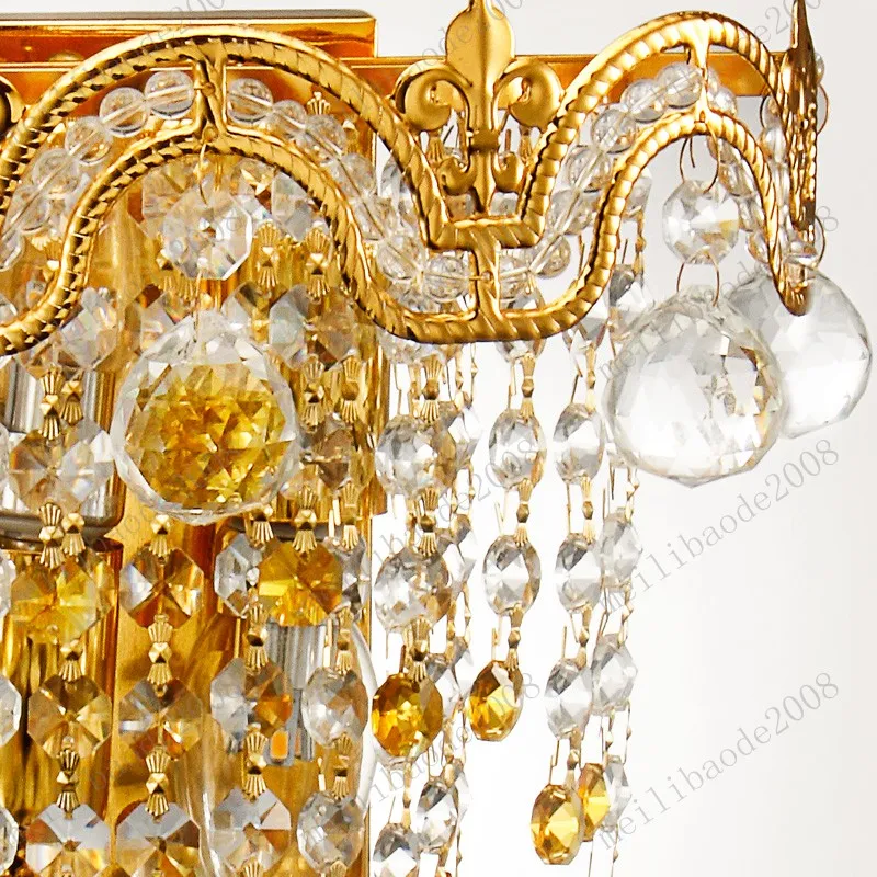 Modern Crystal Wall Lamps Sconce wall Lights living room k9 Lighting