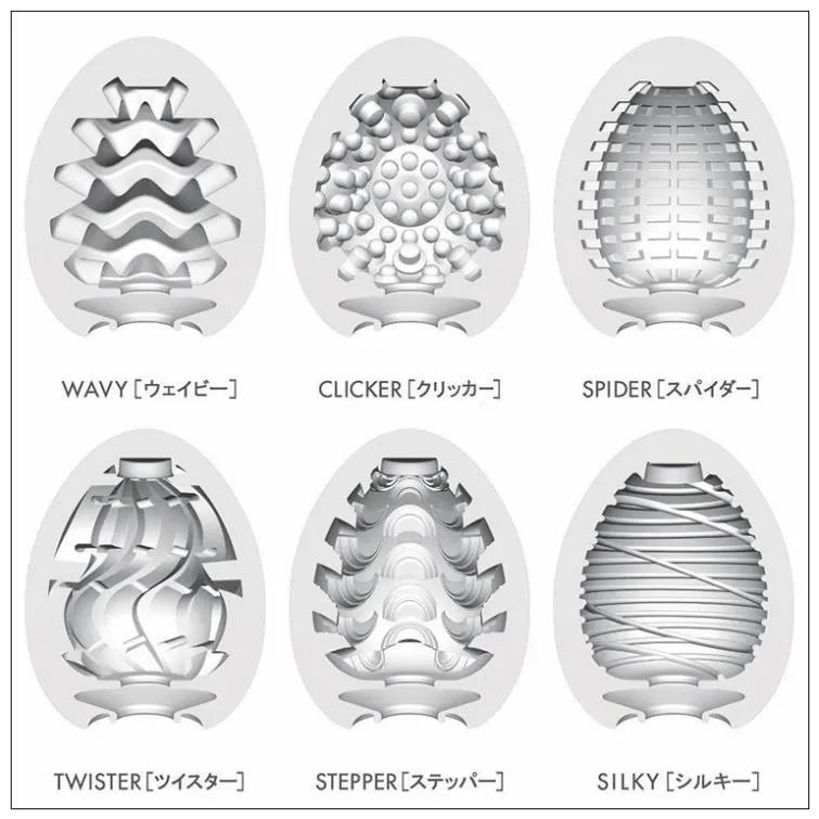 секс-массажер Оптовая-Оптовая продажа шести типов EGG Мужской мастурбатор Силиконовая киска Man Секс-игрушки для мужчин Товары для взрослых