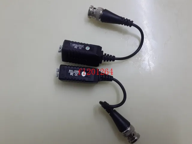 100 unids/lote envío gratis cámara vídeo Balun conector CCTV BNC UTP receptor de vídeo Balun par trenzado transceptor Cable