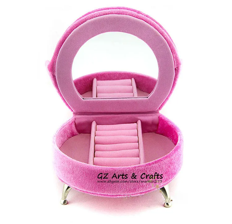 Velvet Sofa Jewelry Box Jewelry Display Stand Pink Jewellery Case
