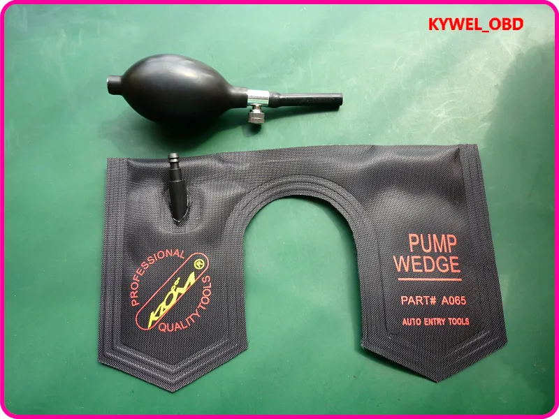 KLOM, tamaño pequeño/medio/grande/U, cuña de aire, bomba de aire, cuña, puerta de desbloqueo inflable, coche, 4 unids/lote, envío gratis, negro