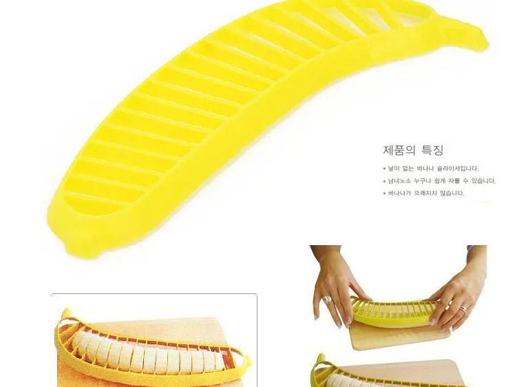 Kitchen Fruit Divider Melon Cantaloupe banana Plastic Cutter Slicer Tool