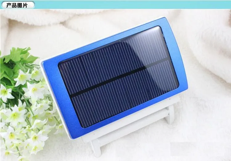 Solar Power Bank 50000mAh, Portable Solar Phone Charger with Flashlight, 4  Output Ports, 2 Input Ports, Solar Battery Bank Compatible with iPhone for