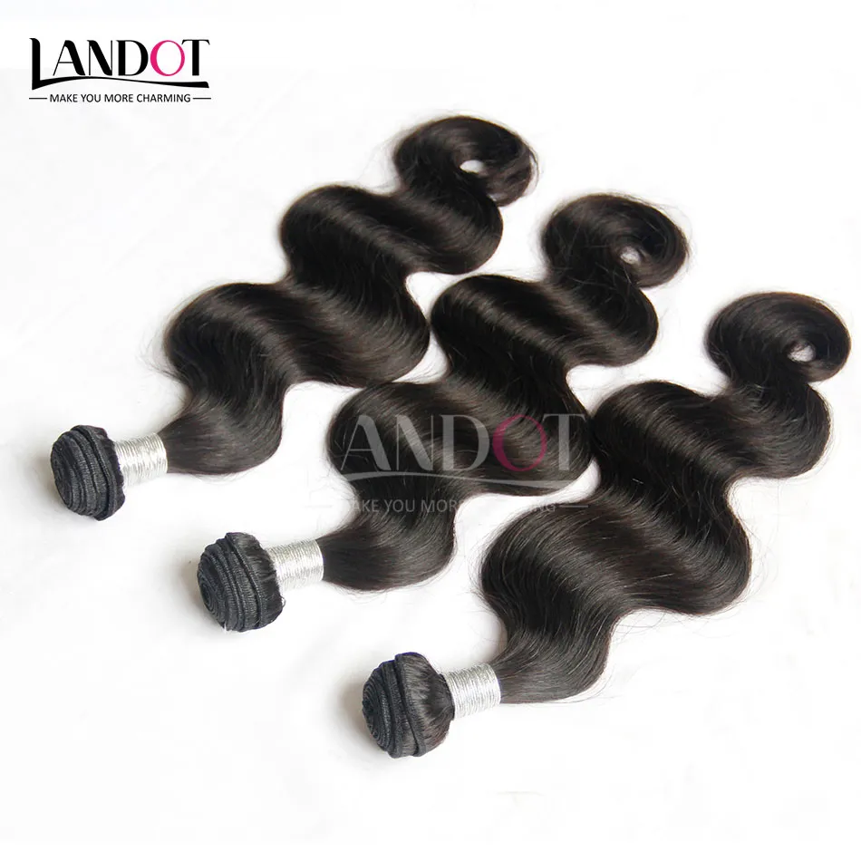 9A Grade obearbetad Kambodjansk Virgin Hair Body Wave 100% Human Hair Weave Bundlar 4 st 8 