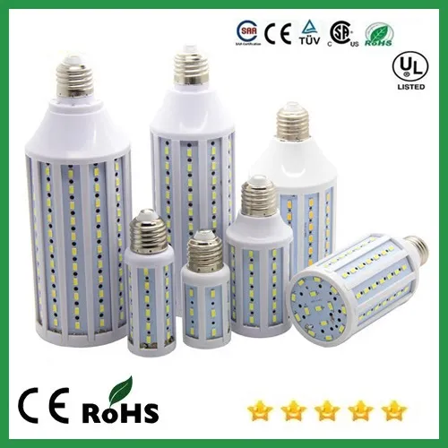 Super Bright 15W 25W 30W 40W 50W 60W 80W Led Bulbs E27 E40 SMD 5730 Led Corn Lights AC 110-240V