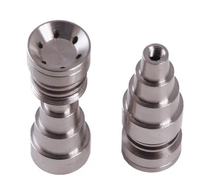 Universal Domeless 6 in 1 Titanium Nails 10mm 14mm 18mm Joint Male and Female GR2 Domeless Nail Glass Bongs Water Pipes Dab Rigs