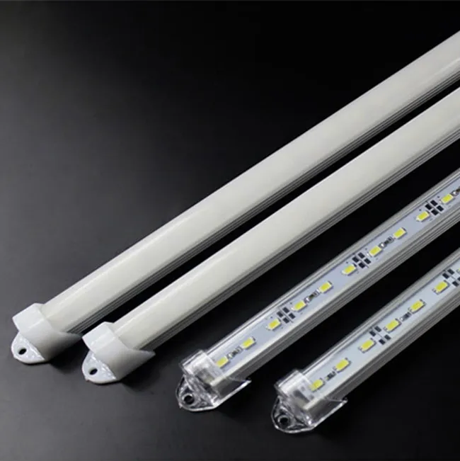 50ピース* 50cm工場卸売50cm DC 12V 36 SMD 5630 LEDハードリジッドLEDストリップバーライトUアルミニウムシェル+ PCカバー