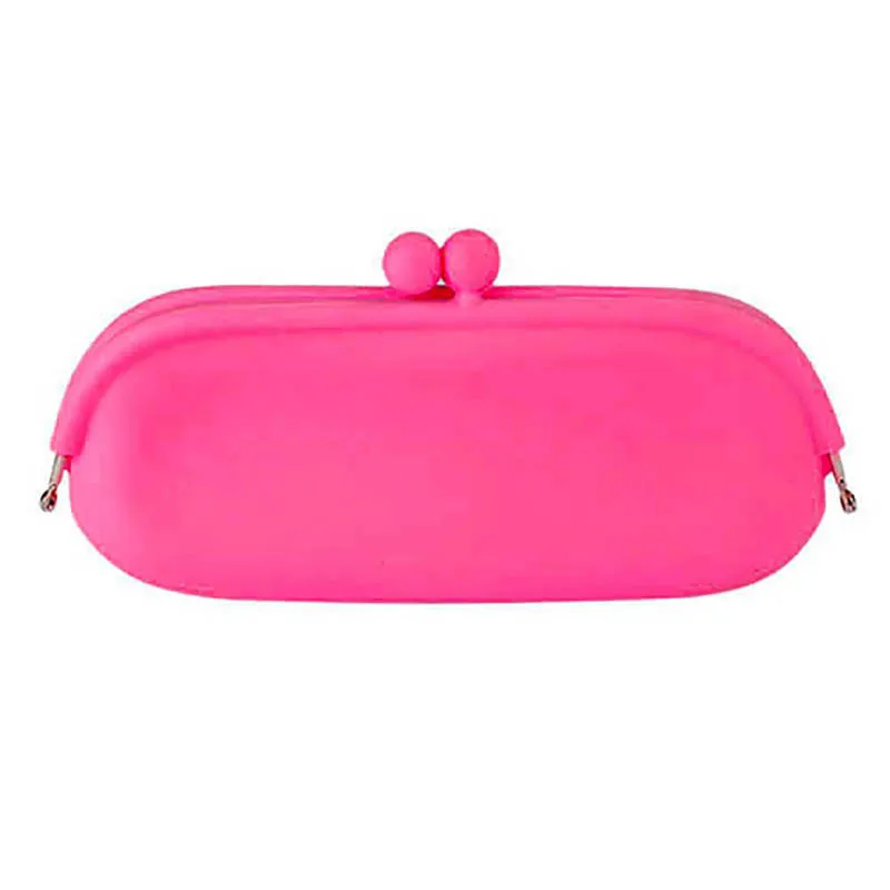 Silicone Glasses Bag Waterproof Silicone Sunglasses Pouch Soft Colorful Eyeglasses Bag Glasses Case Rubber Candy Colors Coin Purse