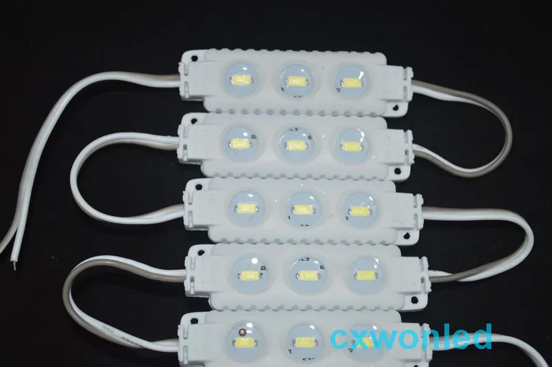 Modules de LED 12V IP65 WaterPoof 5730 Module Billard Rétroéclairage 160degree 3led / Set 40-45LM / SET CE ROHS UL certifié