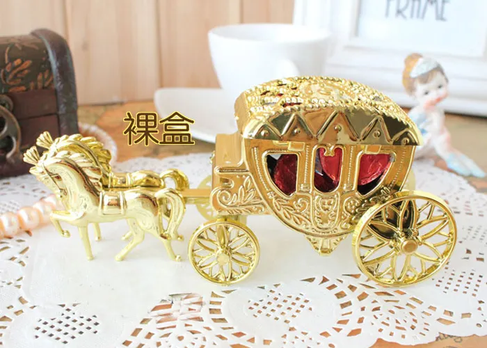 Cinderella Carriage Wedding Favor Boxes Candy Box Casamento Wedding