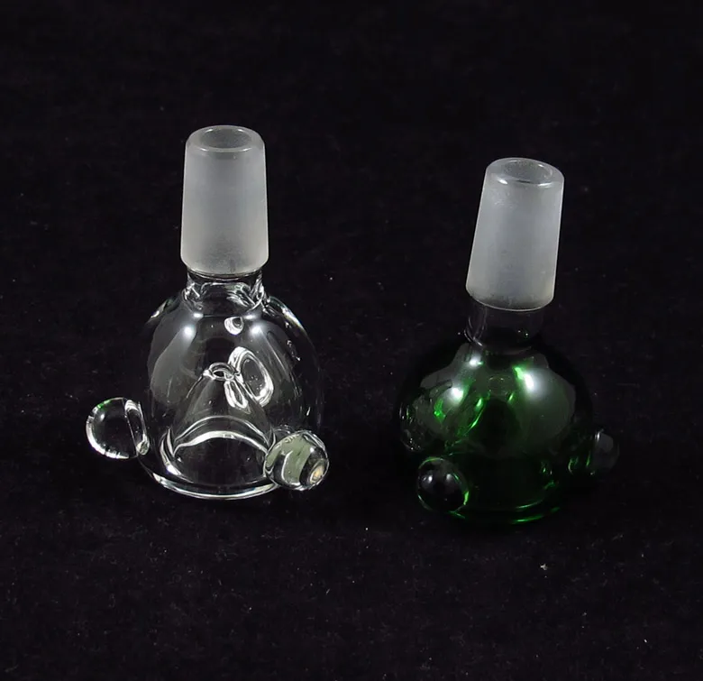 glazen kom dia gemengde kleuren roken rook waterpijp bong essen catcher bubbler gratis verzending groothandel 14mm en 19mm