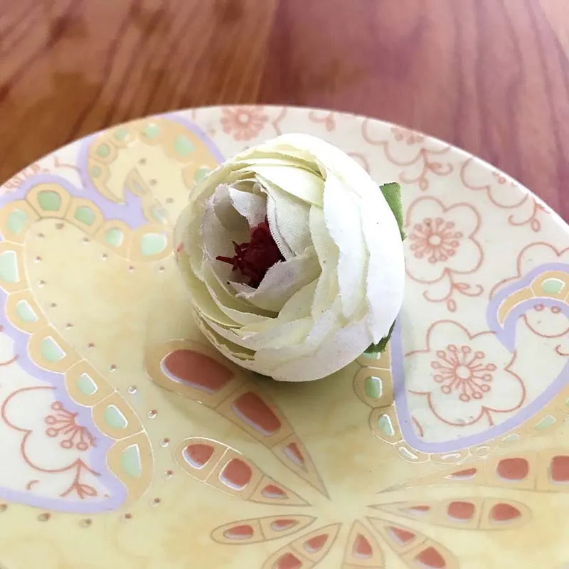 Camélia bricolage boîte à bonbons décoration accessoires matériel Simulation fleur camélia Rose fait à la main décoratif Simulation papier fleur arc