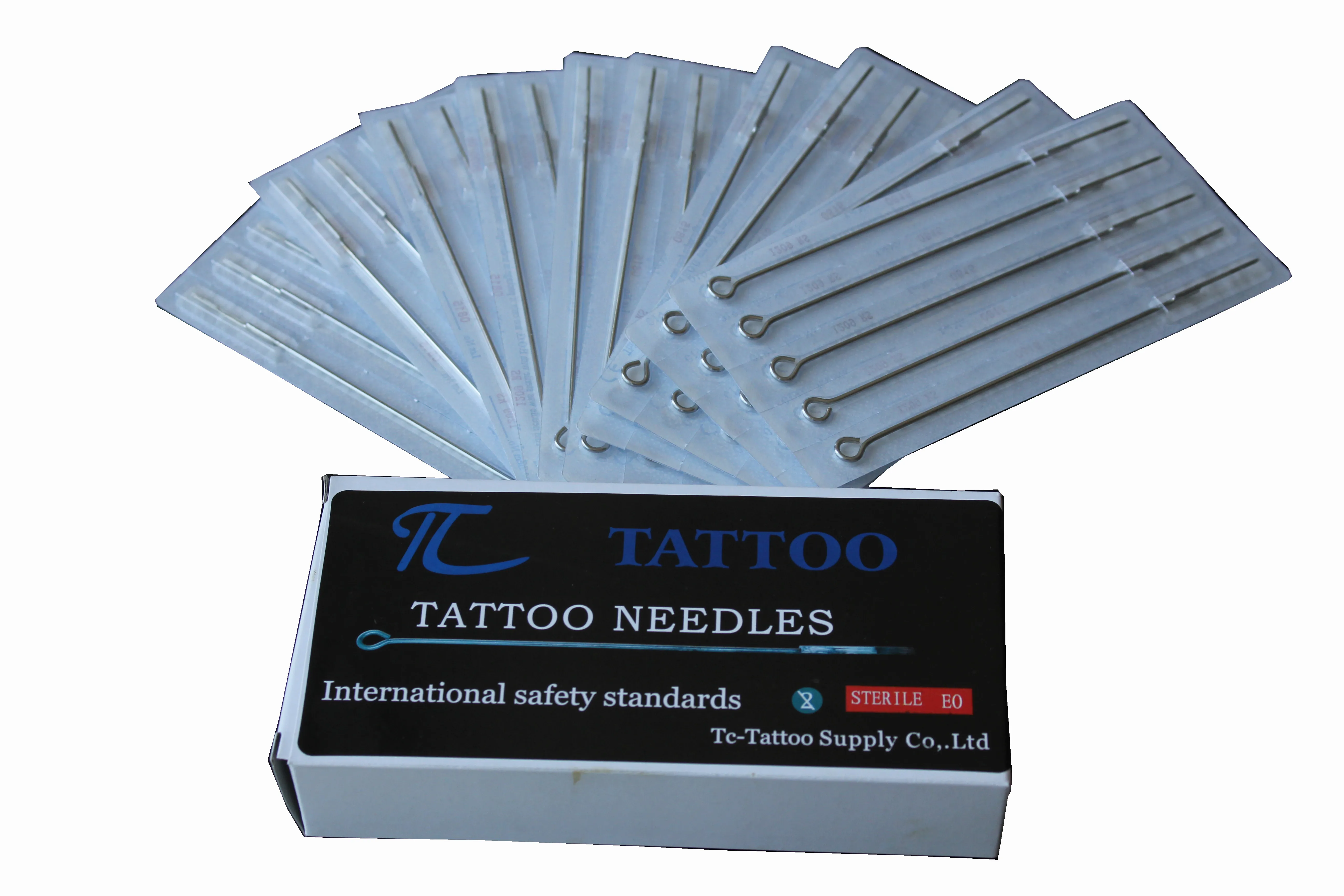 50 pezzi shader rotondo usa e getta sterilizzato aghi da tatuaggio 9RS droptattoos e dipinto il corpo YL9831568