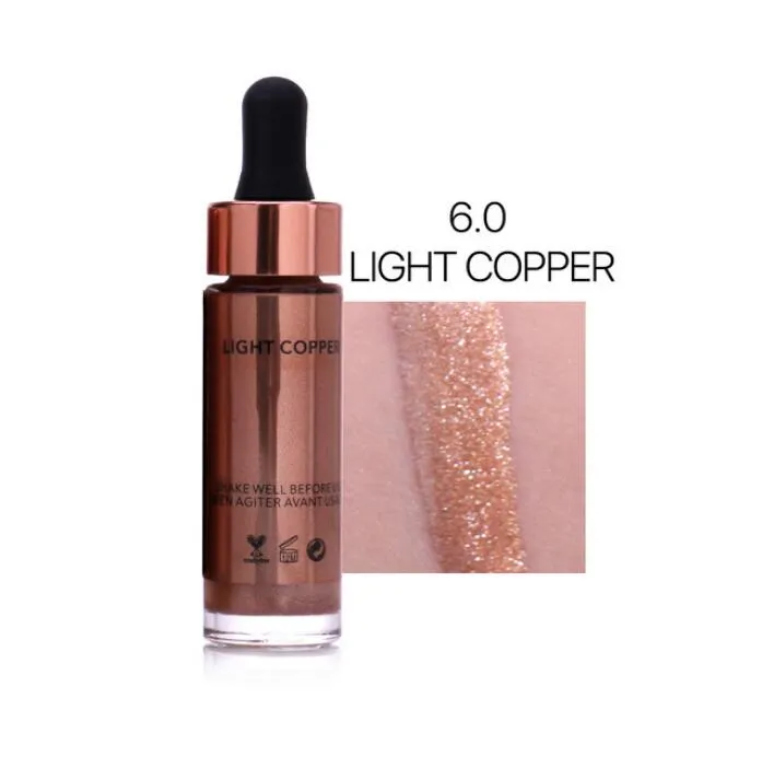 Nowa marka płynna rozświetlacz makijaż dla kobiet Magic Face Brighten Glow Glitter Makeup Zestawy rozświetlacze OTWOO