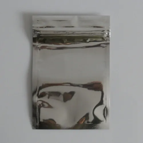 10 x 15 cm (3,9 x 5,9 Zoll) wiederverschließbarer Einzelhandelsverpackungsbeutel aus Aluminiumfolie mit Reißverschluss aus Kunststoff, Einzelhandelsverpackung mit Reißverschlussverschluss