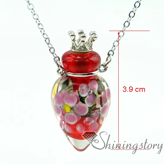 round small perfume bottles aromatherapy diffuser pendant necklaces scent necklace small glass vials necklaces perfume vial necklace