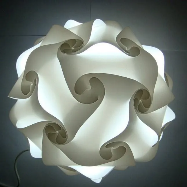 DIY Modern Pendant Ball novel iq lamp puzzle pendants white color pendant lights,size 25cm/30cm/40cm YSLIQW free shipping