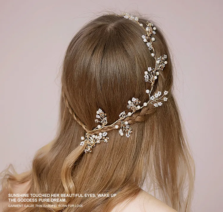 Cheap Wedding Hair Vines For Brides Tiaras Bridal Accessories Hair Combs For Weddings Headband Rhinestone Hair Adornments High Quality From SG 53.9 DHgate