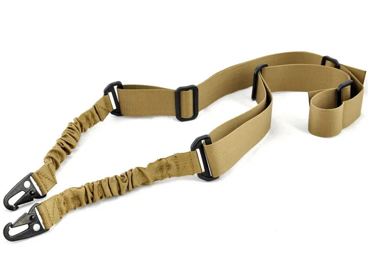 Adjustable AR15 M4 Tactical 2 Two Point Bungee Sling for Rifle Airsoft