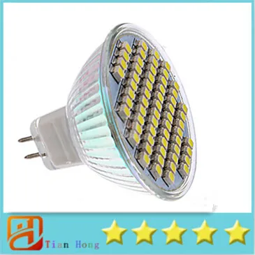 MR16 9W 60 SMD 3528 LED High Power Light White/Ware White LED Spotlight Bulb Spotlight Ceiling Savingランプ3年保証