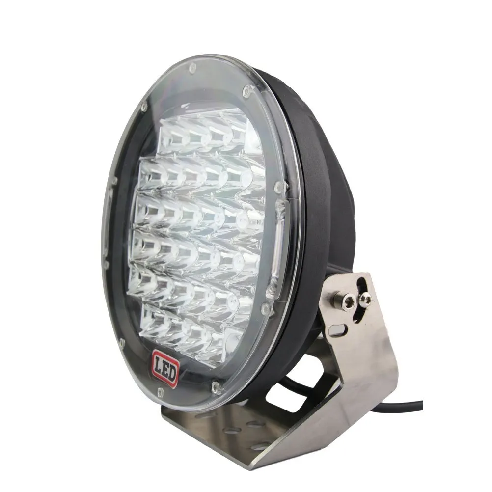 9 tum 96w Round Cree LED Work Light 12V 24V Flood Spot Ljus offroad kör bil lastbil Båt SUV 4WD Spotlight