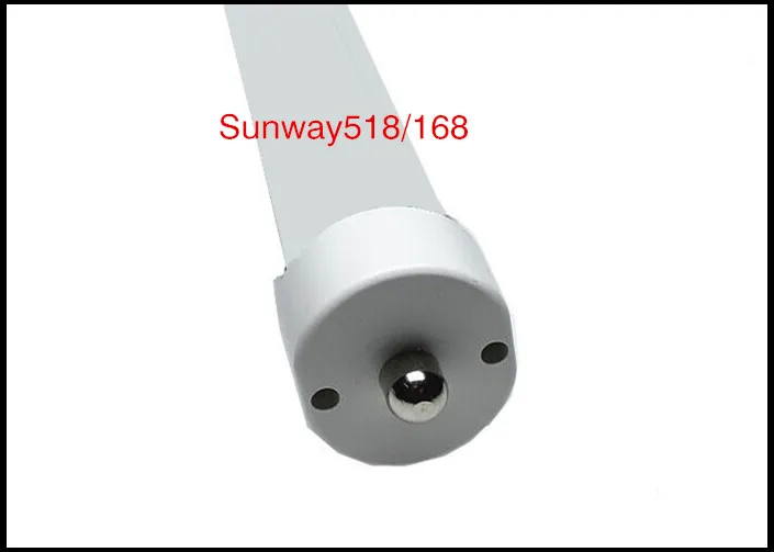 8FT LED Tubes FA8 Single Pin 72W V Shaped Tube Dural Row 2835 Chip Lights AC85-265V