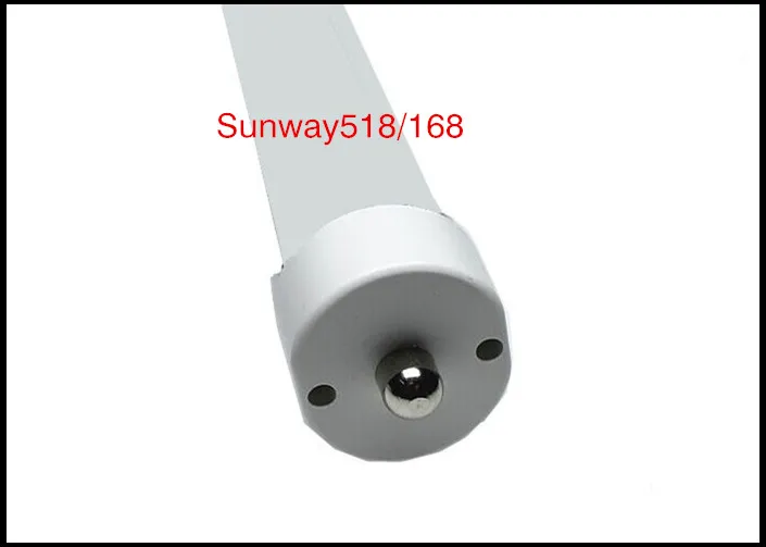 8ft LED أنابيب FA8 واحد دبوس 72W V على شكل أنبوب الجدان صف 2835 مصابيح رقاقة AC85-265V