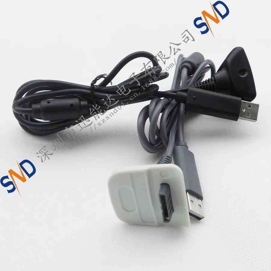 Joystick Cord For XBOX 360 USB Charger Controller Power Lead Kit For