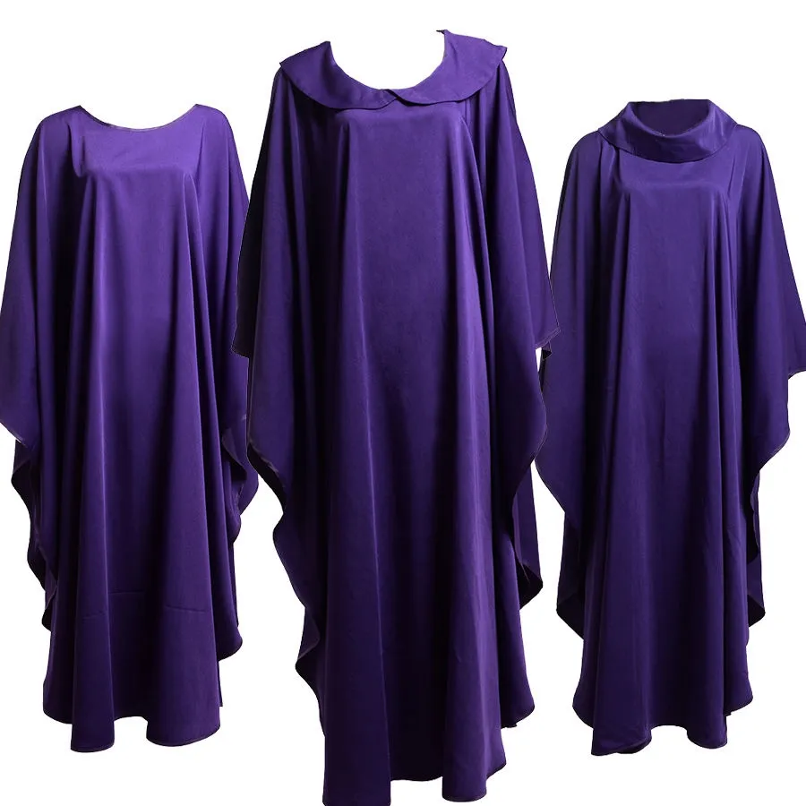 성직자 의상 옷 사제 가톨릭 교회를위한 거룩한 종교 의상 의상의 의상 솔리드 chasuble vestments clegy 장관 의류 새