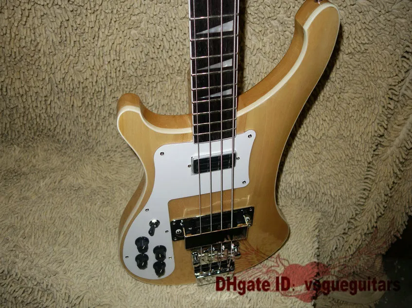 New Arrival Left Hand Guitar Natural 4003 4 Strings Electric Bass .