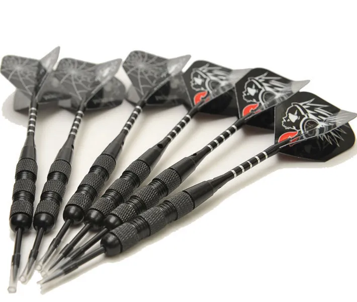 20g Iron Needles Darts Aluminum Dart Shafts Black Chiefs Patterned