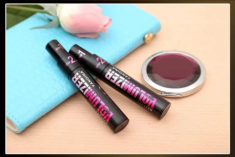 2 in 1 3D Fiber Lash Mascara multifunctional Mascara Long thick curl Waterproof and anti blooming Mascara4489720