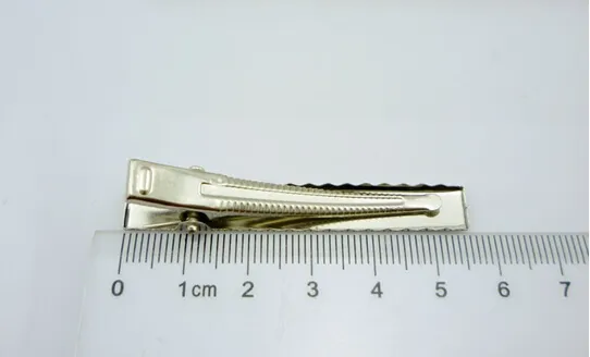 Pinces à cheveux crocodile en métal argenté, 15% de réduction, 400 pièces, 40mm/45mm/55mm, nœuds de dents, accessoires pour cheveux, bricolage, livraison directe