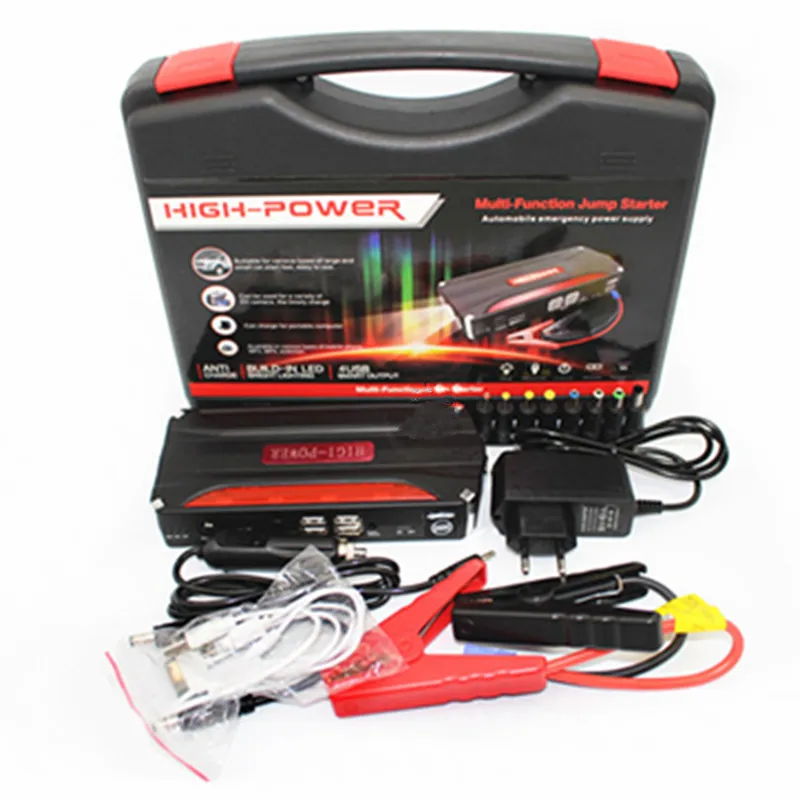 Новое Поступление Высокая Емкость 68800 мАч Автомобиля Jump Starter Mini Портативный Аварийное Зарядное Устройство для Бензиновых Дизельных Автомобилей