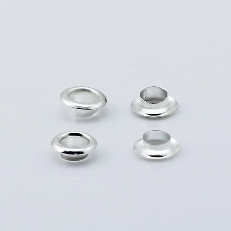 Beadsnice silver plated metal beads grommet core findings perfect for large hole beads brass bead cores ID 29289