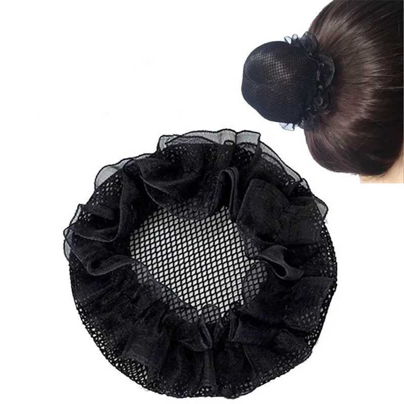 Dames Bun Cover Snood Haarnet Ballet Dance Skating Mesh Bun Cover voor Dames Haak Haarnet Accessoires