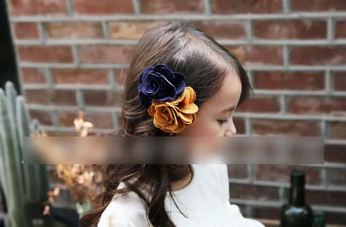 Blume Haarspange Sweet Korean 2016 New floral Bogen Haarnadel Cute floral Haarschmuck für Mädchen Kinder Haarschleifen H145